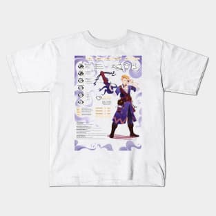 Character Sheet D&D Kids T-Shirt